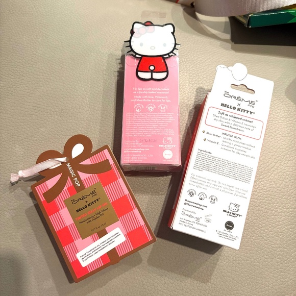 The Creme Shop Hello Kitty Set lip balm lip gloss hand cream - Picture 2 of 5